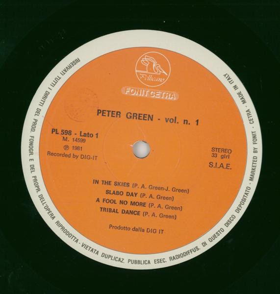 Peter Green (2) - In The Skies (LP, Album, RE)