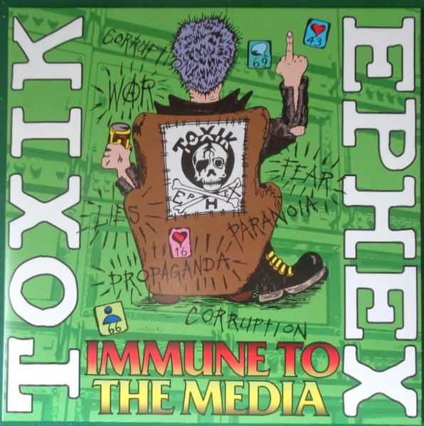 Toxik Ephex - Immune To The Media (LP, Album)
