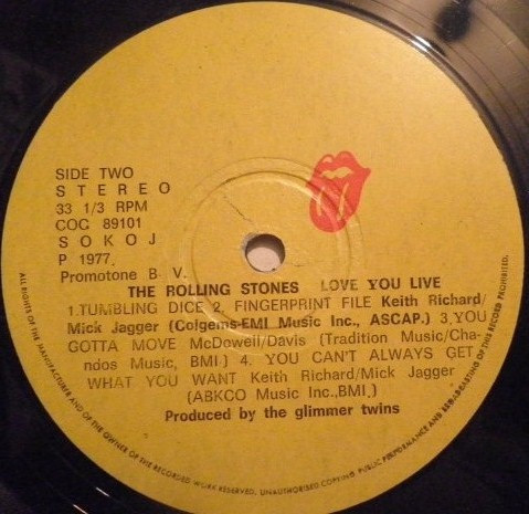 The Rolling Stones - Love You Live (2xLP, Album, Gat)