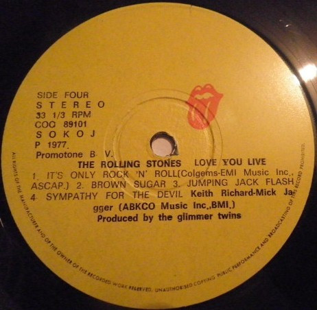 The Rolling Stones - Love You Live (2xLP, Album, Gat)