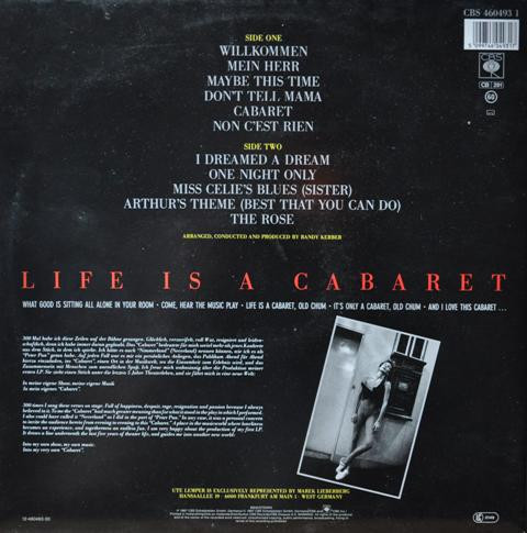 Ute Lemper - Life Is A Cabaret (LP, Album)