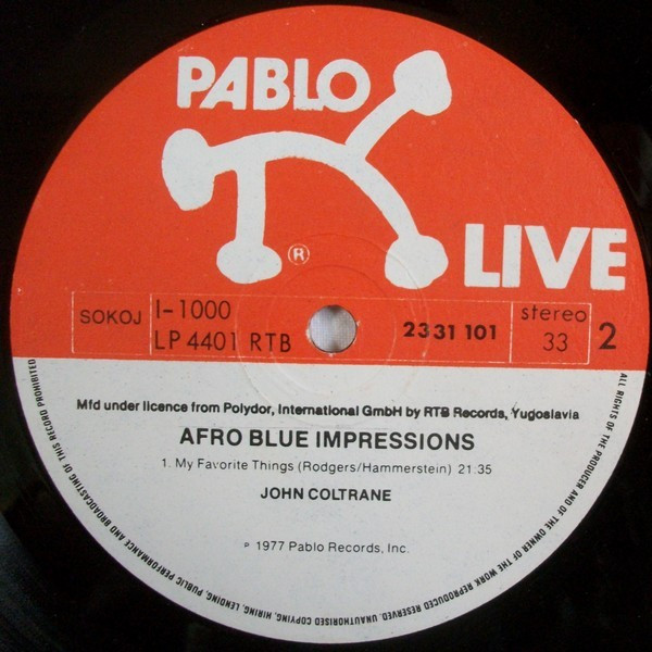 John Coltrane - Afro Blue Impressions (2xLP, Album)