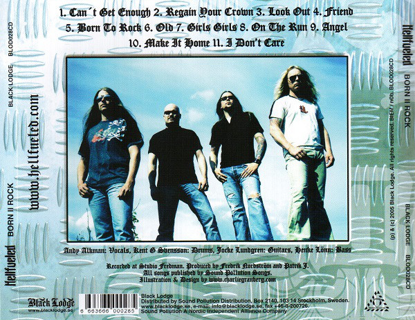 Hellfueled - Born II Rock (CD, Album)