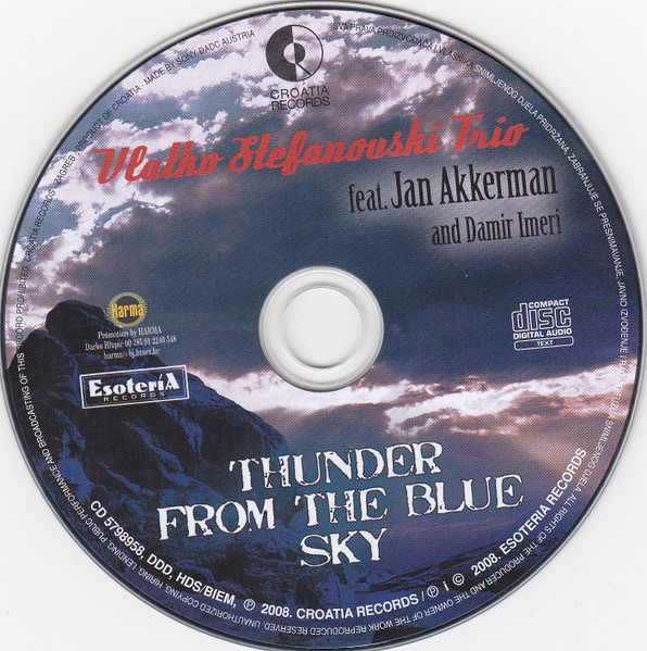 Vlatko Stefanovski Trio feat. Jan Akkerman And Damir Imeri - Thunder From The Blue Sky (CD, Album)