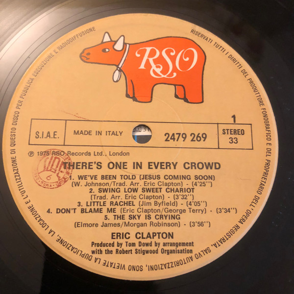 Eric Clapton - There's One In Every Crowd (LP, Album, RE)