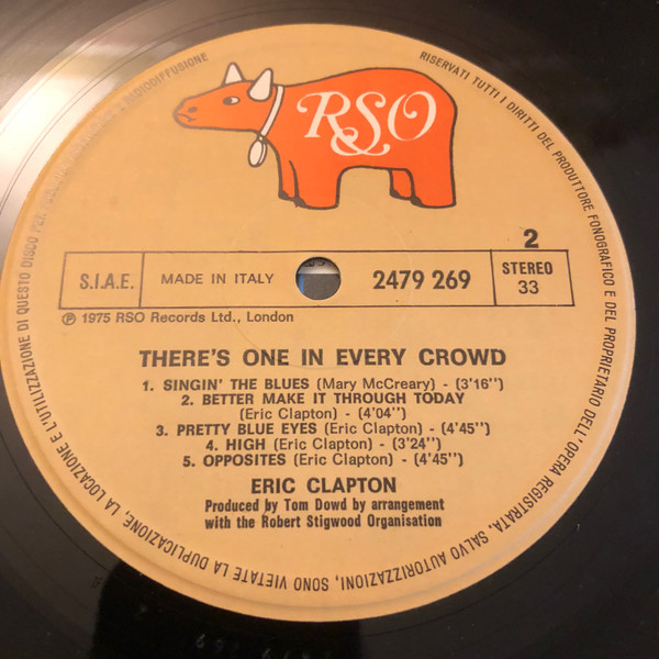 Eric Clapton - There's One In Every Crowd (LP, Album, RE)