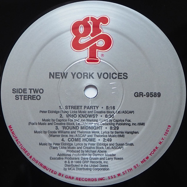 New York Voices - New York Voices (LP, Album)