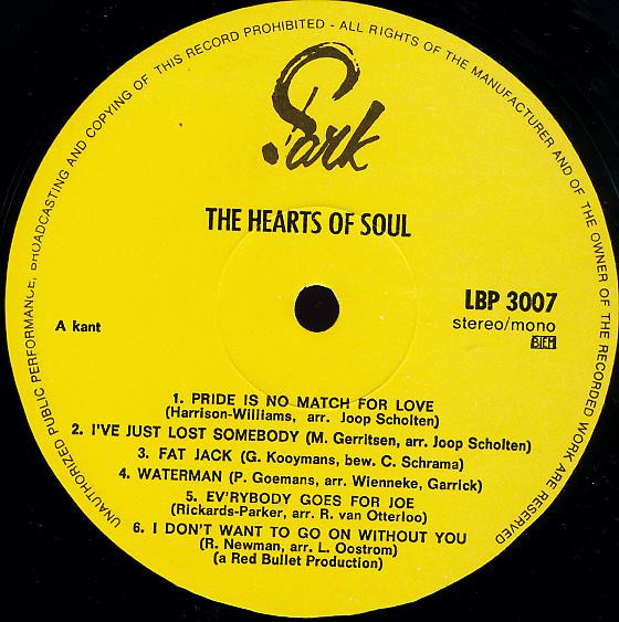 The Hearts Of Soul* - The Hearts Of Soul (LP, Album)