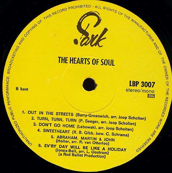 The Hearts Of Soul* - The Hearts Of Soul (LP, Album)