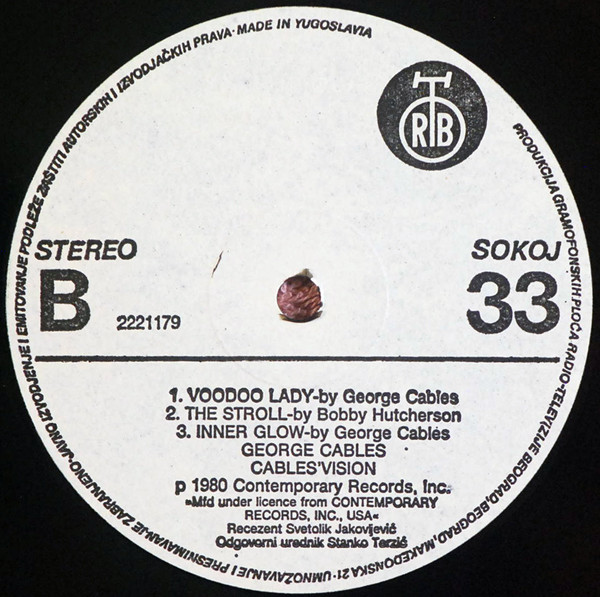 George Cables - Cables' Vision (LP, Album)