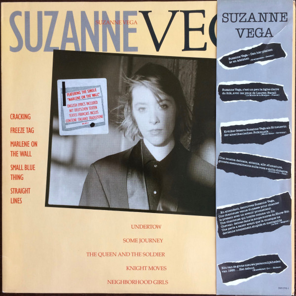 Suzanne Vega - Suzanne Vega (LP, Album, Whi)