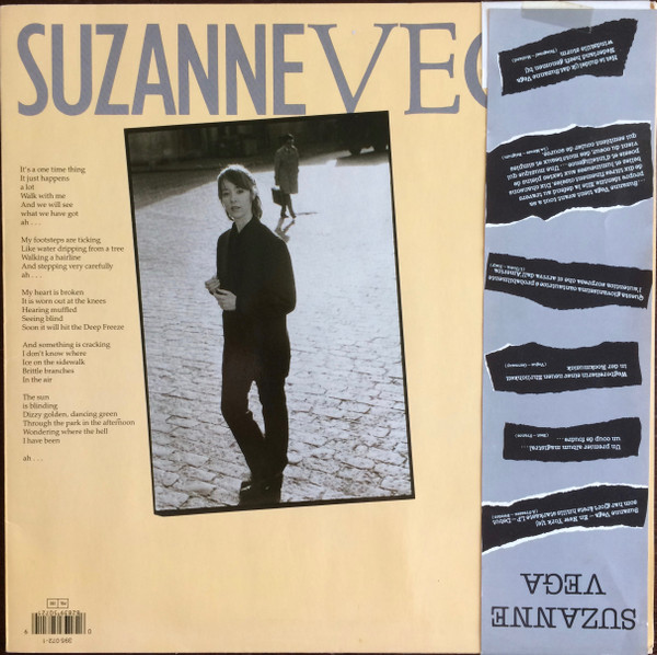 Suzanne Vega - Suzanne Vega (LP, Album, Whi)