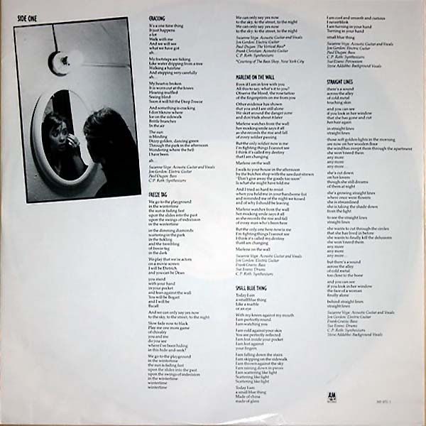 Suzanne Vega - Suzanne Vega (LP, Album, Whi)