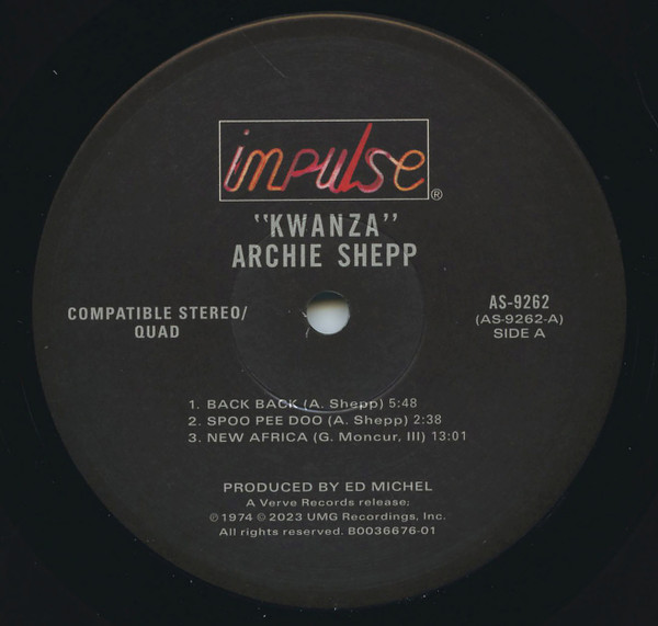 Archie Shepp - Kwanza (LP, Album, RE, 180)