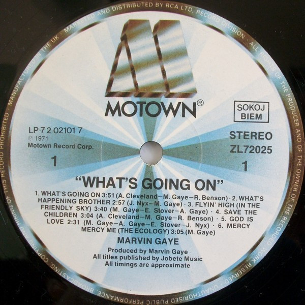 Marvin Gaye - What's Going On (LP, Album, RE)