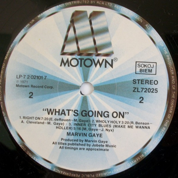 Marvin Gaye - What's Going On (LP, Album, RE)
