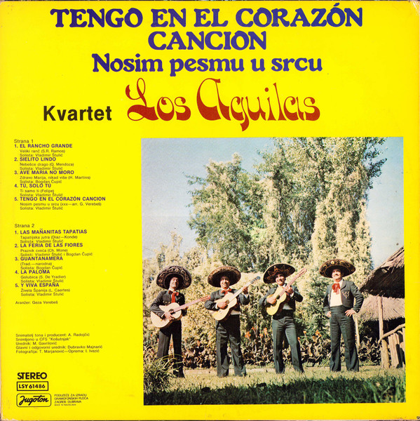 Los Aguilas - Tengo En El Corazon Cancion (LP, Album)