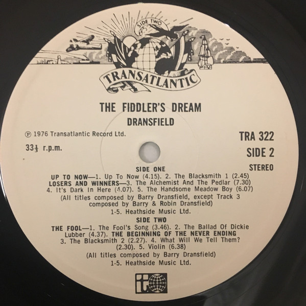 Dransfield - The Fiddler's Dream (LP, Album)