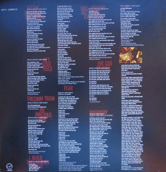 Lenny Kravitz - Let Love Rule (LP, Album)