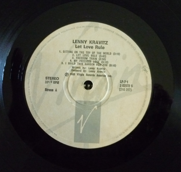 Lenny Kravitz - Let Love Rule (LP, Album)
