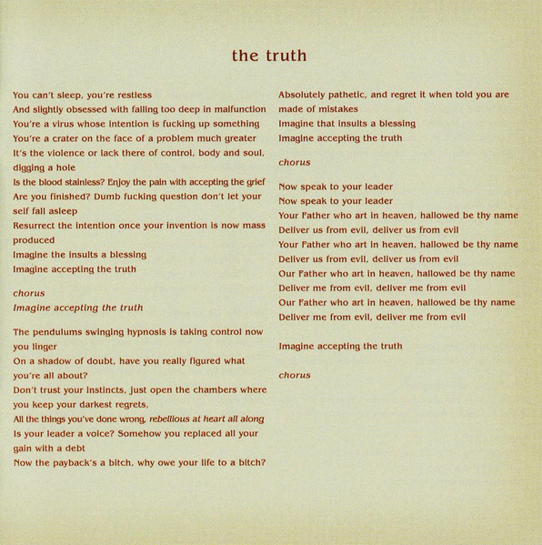 Limp Bizkit - The Unquestionable Truth (Part 1) (CD, Album, Enh)