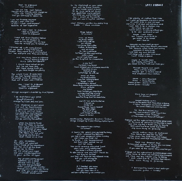 Sinéad O'Connor - I Do Not Want What I Haven't Got (LP, Album)