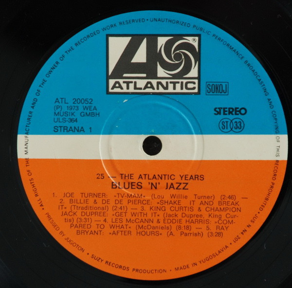 Various - Blues 'N' Jazz (LP, Comp, RE)