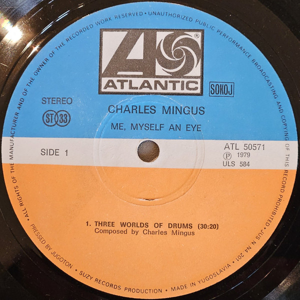 Mingus* - Me Myself An Eye (LP, Album)