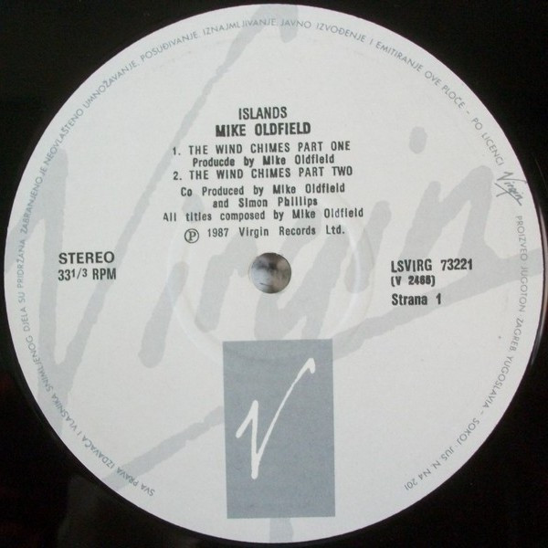 Mike Oldfield - Islands (LP, Album)