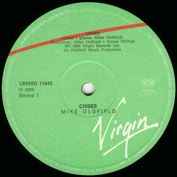 Mike Oldfield - Crises (LP, Album)