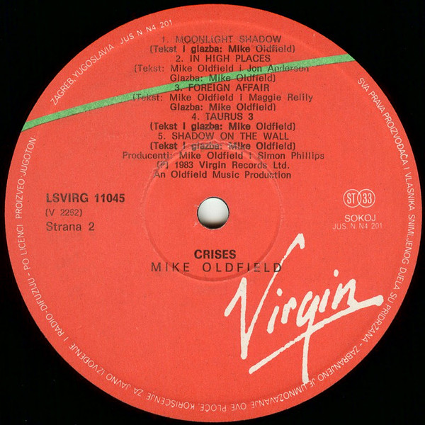 Mike Oldfield - Crises (LP, Album)