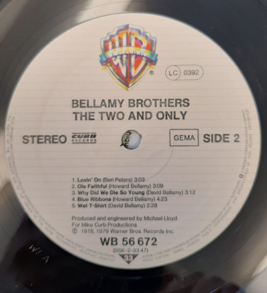 Bellamy Brothers - The Two And Only (LP, Album)