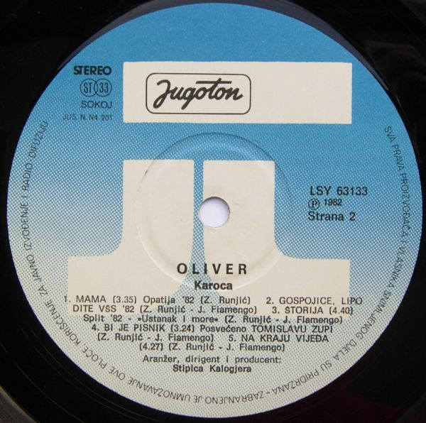 Oliver* - Karoca (LP, Album, Gat)