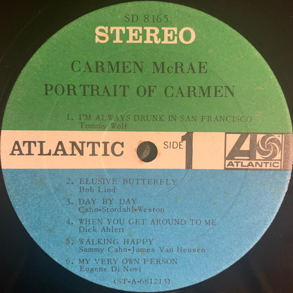 Carmen McRae - Portrait Of Carmen (LP, Album)