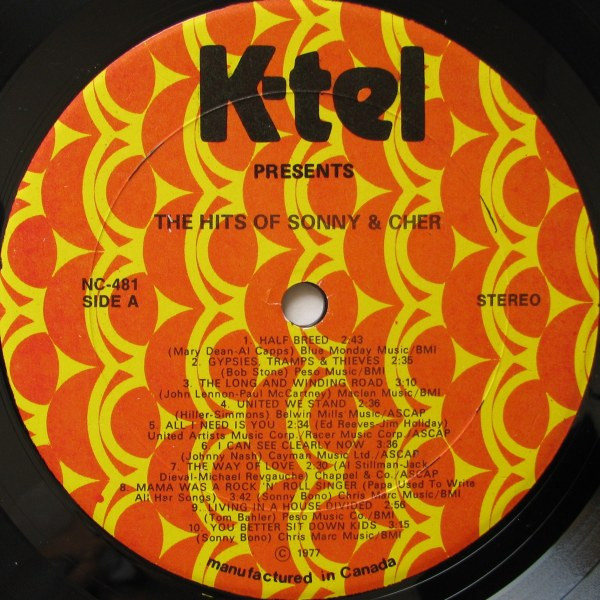 Sonny & Cher - The Hits Of Sonny & Cher (LP, Comp)