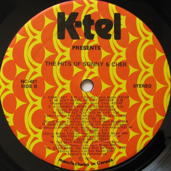 Sonny & Cher - The Hits Of Sonny & Cher (LP, Comp)