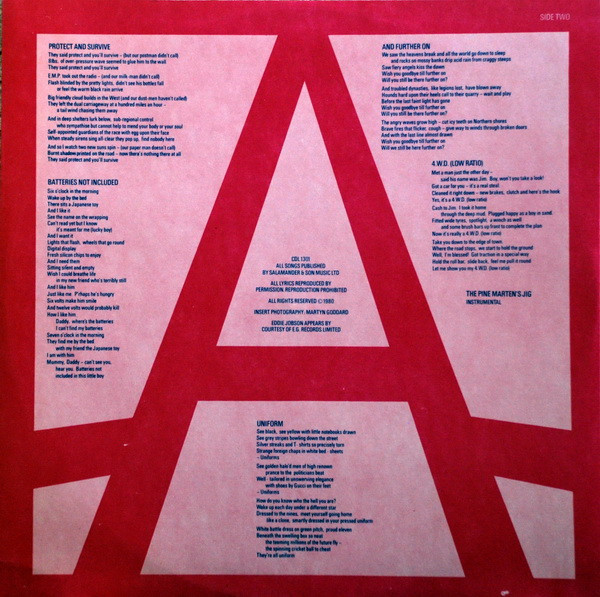 Jethro Tull - A (LP, Album, Red)