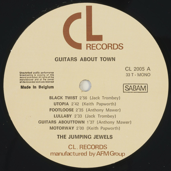 The Jumping Jewels - Guitars About Town (LP, Mono, RE)