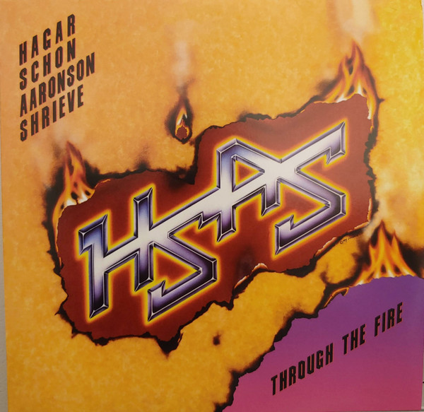 Hagar, Schon, Aaronson, Shrieve* - Through The Fire (LP, Album, RE, 180)