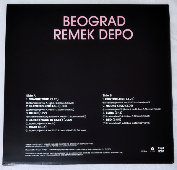 Beograd (2) - Remek Depo (LP, Album, RE, RM, Col)