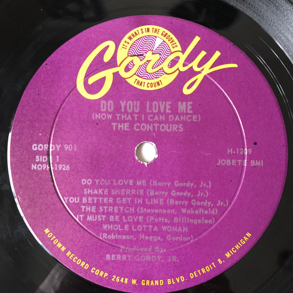 The Contours - Do You Love Me (Now That I Can Dance) (LP, Album, Mono)
