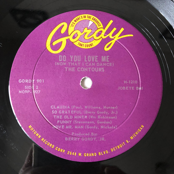 The Contours - Do You Love Me (Now That I Can Dance) (LP, Album, Mono)