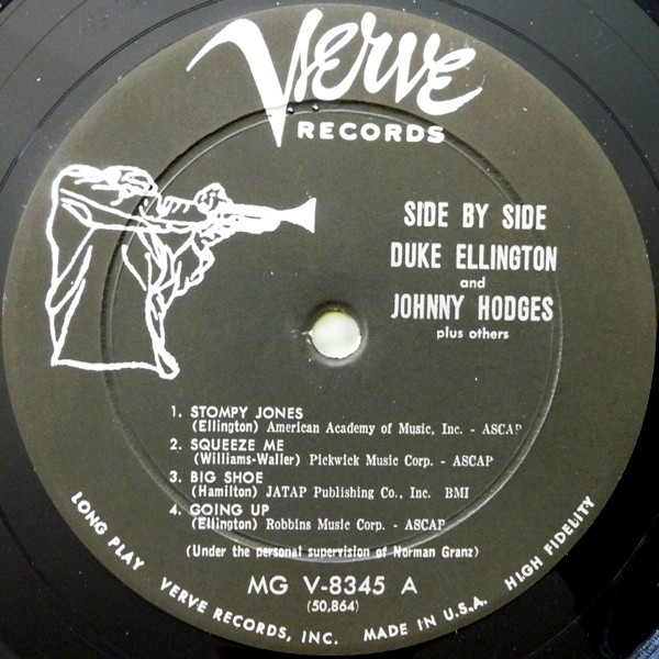 Duke Ellington And Johnny Hodges - Side By Side (LP, Album, Mono)
