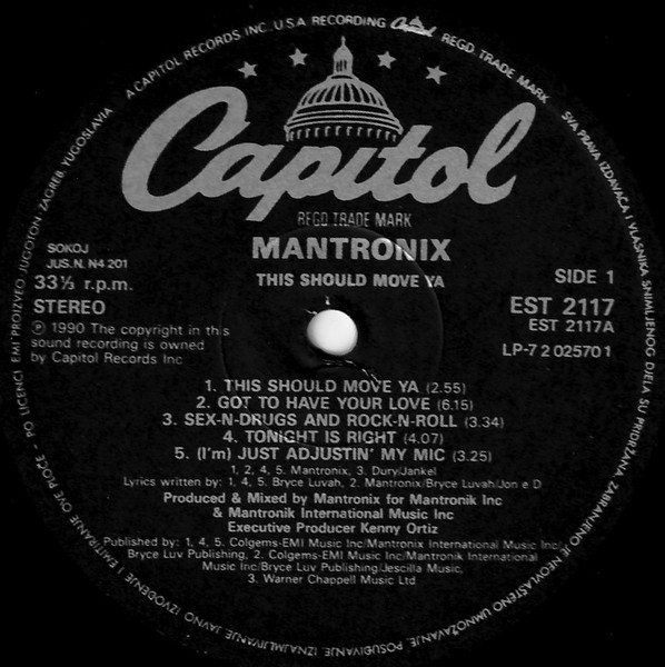 Mantronix - This Should Move Ya (LP, Album)