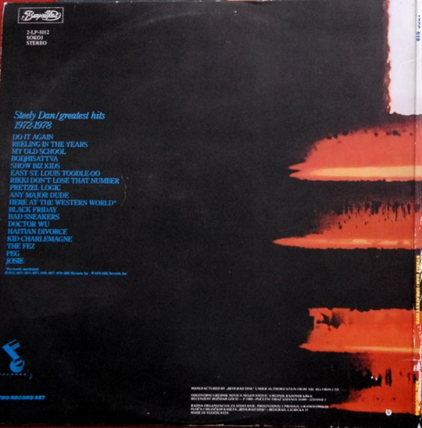Steely Dan - Greatest Hits (1972-1978) (2xLP, Comp)