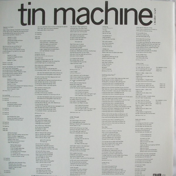 Tin Machine - Tin Machine (LP, Album)