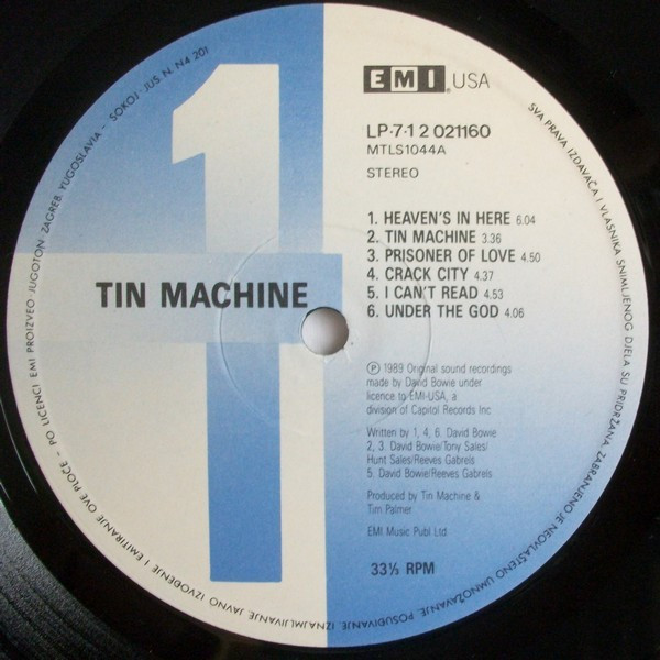 Tin Machine - Tin Machine (LP, Album)