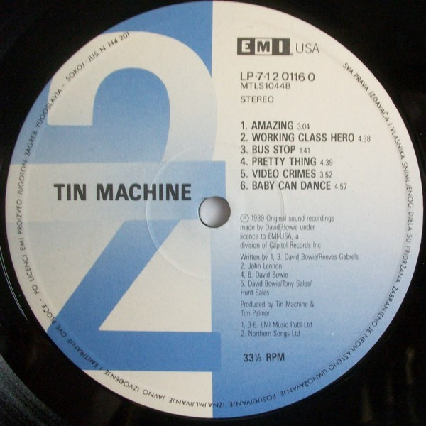Tin Machine - Tin Machine (LP, Album)