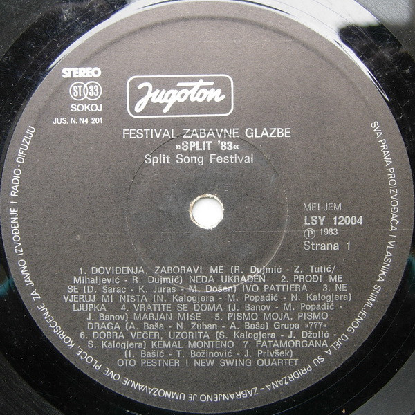 Various - Festival Zabavne Glazbe Split '83 (2xLP, Album, Comp, RP)