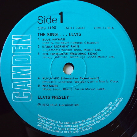 Elvis* - The King...Elvis (LP, Comp)
